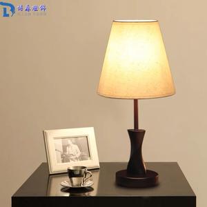 Farmhouse Style Metal Bedside Table <b>Lamp</b> with Rattan <b>Shade</b> Simple <b>Modern</b> Design Warm Light Dimmable Remote Control - Product Image 2