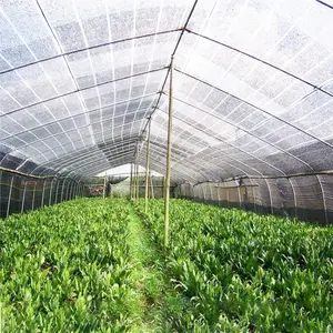 Vente en gros Filet d'ombrage noir/vert pour l'agriculture en serre