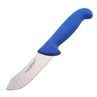 Petit couteau à découper pour boucher, manche en PP bleu