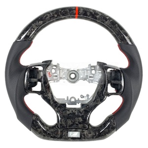 Volante de Fibra de Carbono Real para Automóvil, <span class=keywords><strong>Precio</strong></span> de Fábrica, para Lexus <span class=keywords><strong>NX</strong></span> CT200 <span class=keywords><strong>250</strong></span> 300 RCF RX ES GS, Base Plana, 3 Runner - Product Image 3