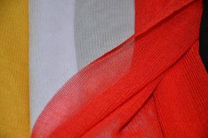 Tela de tul de seda de color blanco 100% Material de seda de calidad superior - Product Image 5