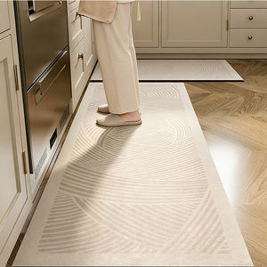 Ensemble <span class=keywords><strong>de</strong></span> deux <span class=keywords><strong>tapis</strong></span> <span class=keywords><strong>de</strong></span> <span class=keywords><strong>cuisine</strong></span> modernes personnalisés, absorbants, longs, lavables, antidérapants, pour table à manger et sol <span class=keywords><strong>de</strong></span> <span class=keywords><strong>cuisine</strong></span> - Product Image 3