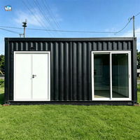 Maison conteneur modulaire de luxe préfabriquée de 20 pieds pour petite famille mobile