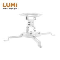 360 degrés Rotation Blanc Universel En Acier Support De Projecteur De Plafond