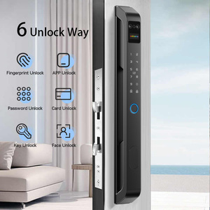 Glomarket 3D Nhận dạng khuôn mặt ổ khóa kỹ thuật số mỏng nhôm inteligente thông minh vân tay mật khẩu tuya thông minh khóa cửa - Product Image 2