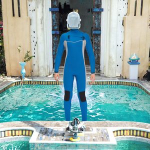 Unisex Full <b>Wetsuit</b> 2mm Neoprene Waterproof Breathable Diving Suit One Piece Long Sleeves Thermal Snorkeling Surfing Swimming - Product Image 3