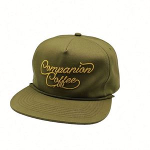 Casquettes vertes pour adultes, fabrication DIY, 5 panneaux, logo brodé personnalisé, casquettes non structurées, casquette de papa, casquette snapback - Product Image 2