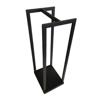 Estante de Almacenamiento de Leña de Alta Calidad con Estructura KD, Soporte Resistente para Troncos de Acero al Carbono Duradero