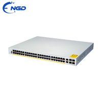 Commutateur Gigabit géré 48 ports d'occasion testé, série Catalyst 1000 C1000-48T-4G-L avec 4 ports Uplink pour les PME et les réseaux de campus