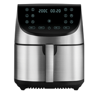 Aifa acier inoxydable airfryers Huile Friteuse Air Airfly 5 litres 5l Porte française Friteuses électriques numériques Fours 5L 7L 8L 9L