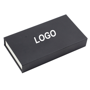 Benutzer definiertes Logo Luxus Schwarz Magnet verschluss Starre Papp stift Verpackung Geschenk <span class=keywords><strong>box</strong></span> mit Eva Foam Insert - Product Image 2