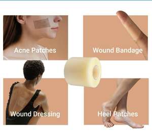 유연한 하이드로 콜로이드 롤 드레싱 일회용 촉촉한 치유 방수 피부 친화적 상처 관리 - Product Image 5