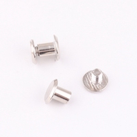 Vis de reliure de livre Chicago en métal de 6mm pour accessoires de fixation de papeterie