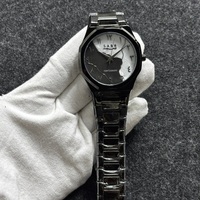 Nouvelles Tendances 2026 : Montre Classique Noire pour Homme, Chiffres Arabes, Quartz, Verre, Aiguilles, Étanche 3 ATM, Alliage Écologique, Acier Inoxydable