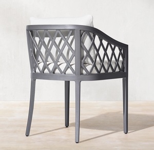 Ensemble de mobilier de jardin en aluminium imperméable pour l'extérieur, résistant aux intempéries, chaises et tables de salle à manger pour patio, acceptant les commandes personnalisées - Product Image 3