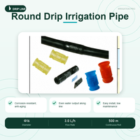 Ruban d'irrigation goutte à goutte pour vignoble 16mm 0.2mm 2L/h, espacement des émetteurs 30cm, résistant aux UV, en PE