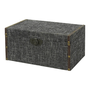 Vintage Rectangular Small Wooden <strong>Crate</strong> <strong>Lockable</strong> Home <strong>Storage</strong> Decorative Box for Miscellaneous Items Jewelry-Type Case - Product Image 6
