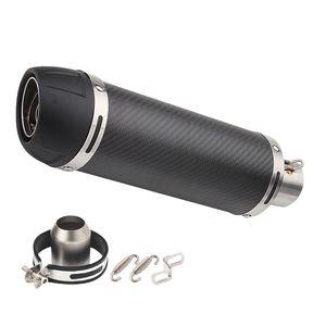 Tubo de Escape para Motocicleta, Compatible con Huanglong600, R1, Ninja 400, Accesorio de Modificación de Tubo de Escape, Fibra de Carbono - Product Image 4