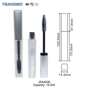 Empty Mascara Tubes with Cap White Eyeliner Empty Serum 15ml Mascara <b>Plastic</b> Bottle Empty <b>Plastic</b> Tubes - Product Image 2