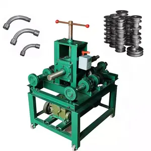 Nigeria Small Manual Automatic Metal 2d Square Cnc Steel tube Pipe Bending Machine Construction Steel Bar Bender Machine