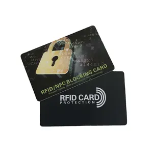 RFID financier ic crédit anti-vol glisser carte bancaire informations COB puce sécurité protection carte à puce