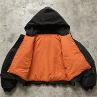 Fabricants OEM de vêtements streetwear, vestes varsity en nylon surdimensionnées à fermeture éclair personnalisées, vestes bomber pour hommes