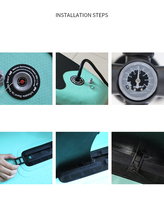 Planche de paddle gonflable à une couche, accessoire pour position debout, en solde