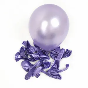 Balões de látex metálicos de 5 polegadas, balões infláveis de látex, pequeno, de casamento, tamanho pequeno, metálico