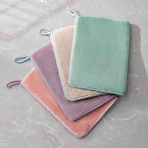 Microfiber Multipurpose Square Quick Dry Furniture Cleaning <b>Towel</b> Glasses Cloth Custom Kitchen Wipes <b>Dish</b> <b>Towels</b> Washcloth - Product Image 1