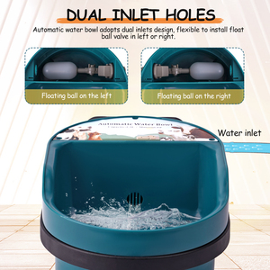 Chăn Nuôi Cho Ăn Thiết Bị Nước Lợn Gia Súc Cừu Con Chó Tự Động Uống Bát Với Khung Động Vật Nước Máng - Product Image 6