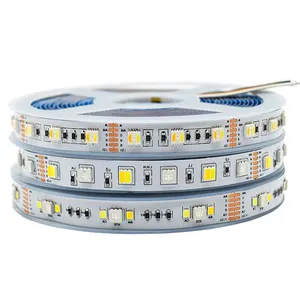 Smd 5050 tira de luz de led rgb, à prova d'água, 5m, 300led dc 12v 24v, cct, rgbcct, rgbww, branco quente, fita, flexível