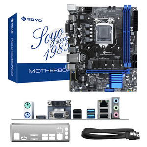 Intel H81 Máy Tính Để Bàn <span class=keywords><strong>CPU</strong></span> Hỗ Trợ Với Lga1150 Kép DDR3 16GB 4/5 Thế Hệ U SATA Ổ Cứng Giao Diện Tích Hợp <span class=keywords><strong>Card</strong></span> Đồ Họa - Product Image 1