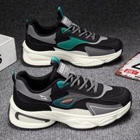 Chaussures de sport en maille pour homme automne/printemps, légères, confortables, polyvalentes, à semelle épaisse, avec bande élastique, antidérapantes, décontractées, style papa