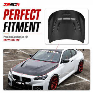 Capot en fibre de carbone sèche style N pour BMW M2 G87 Série 2 G42 M240i 230i Coupé <span class=keywords><strong>2022</strong></span>+ - Product Image 5