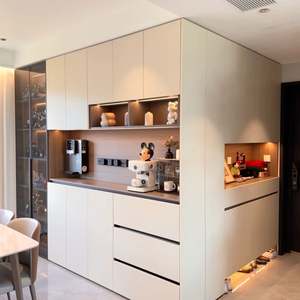 Meuble de salon sur mesure en bois massif, buffet, matériaux respectueux de l'environnement - Product Image 1