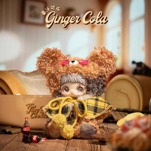 %100 Orijinal MayMei Minik Ayı Kurabiye Serisi Vinil Peluş Bebekler Kör Kutu Anahtarlık Sevimli Oyuncak Figürleri Çanta Süsü - Product Image 3