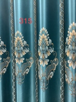Tissu de rideau luxueux pour la décoration de la maison, prix d'usine pas cher, polyester