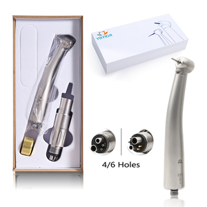 Pièce à main haute vitesse en fibre optique LED-Rétraction zéro 4 jets d'eau Couplage rapide Chirurgie dentaire - Product Image 3