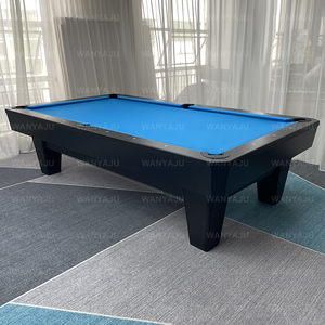 Table de billard à retour de boule à usage commercial professionnel Table de billard à cadre en bois/aluminium durable de 9 pieds avec pieds réglables - Product Image 6