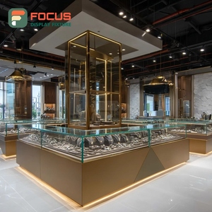 Sistema de Exhibición para Joyería Personalizado, Estructura Metálica, Mostrador para Centro Comercial, Vitrina - Product Image 3