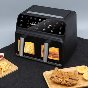 Échantillon gratuit friteuses 8L en vente et dédouanement friteuse grande friteuse double tiroir - Product Image 6