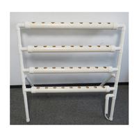 Système de culture hydroponique d'intérieur, petit tuyau en PVC, tour de jardin NFT, avec support