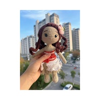 Multi Pretty Crochet Princess Dolls Mermaid Doll Jouets faits à la main pour enfants Amigurumi Princess Baby Toys Amigurumi Doll