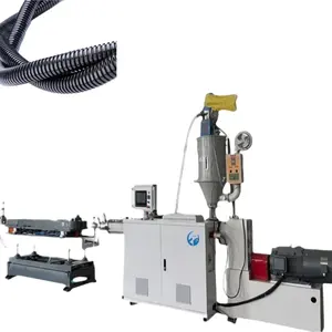 HDPE PVC Plastic Electrical Conduit Corrugated Pipe Machine/ Flexible Soft Hose Tube Making Machine