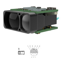 Télémètre laser JRT PTGS-25X 2500 mètres avec boussole, capteur de distance en temps réel 10 Hz, module laser TTL 905 nm pour animaux