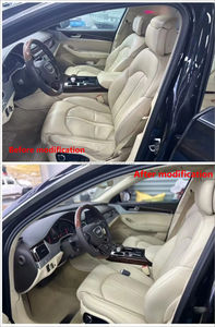 Housses de siège de voiture sportives, design en cuir personnalisé, sièges baquet pour Audi A3 A4 A5 A6 A7 A8 Q3 Q5 Q7, version sport améliorée - Product Image 5