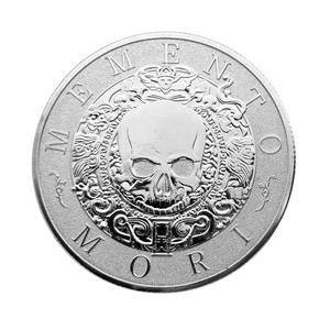 MONEDA DE DESAFÍO-RECUERDA QUE MORIRÁS APROVECHAR EL DÍA-MEMENTO Token de plata de la marca de la - Product Image 1