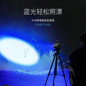ไฟฉายคาดศีรษะ LED แบบชาร์จได้ Smiling Shark ซูมได้ 10W พกพาสะดวก ใช้กลางคืนสำหรับกิจกรรมกลางแจ้ง - Product Image 4