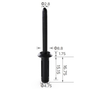 EA Vente chaude Rivets à tête bombée en plastique automobile, clips et attaches en plastique automobile, clips en plastique <span class=keywords><strong>pour</strong></span> voitures, clips de carrosserie automobile - Product Image 4