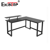 Table d'ordinateur moderne Photos Bureau de bureau standard avec table d'appoint